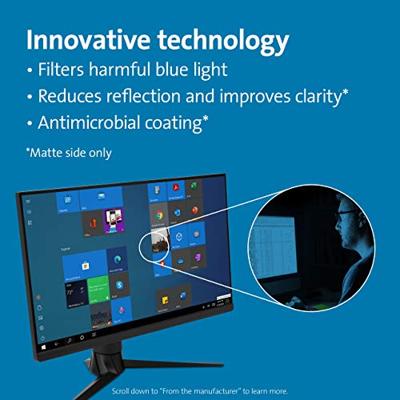 Kensington Anti-Glare Antiverblindingsfilter Monitor 61 cm (24) Beeldverhouding: 16:9 627558 Universal