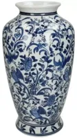 Vaas porcelain blue 16x16x30 cm - thumbnail