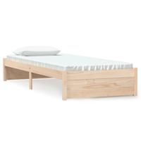 Bedframe massief hout 75x190 cm 2FT6 Small Single - thumbnail