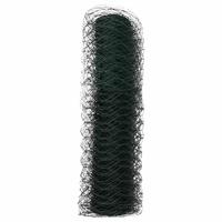 VidaXL Hexagon hek groen 0,4 x 10 m pvc - thumbnail