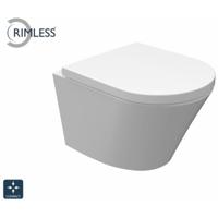 Wiesbaden Vesta Junior Rimless Wandcloset met Softclose Zitting - Glanzend Wit - thumbnail