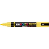 Uni Posca brushmarker pc5br geel - brushpunt 1-4 mm - thumbnail