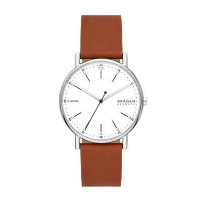 Horlogeband Skagen SKW6903 Leder Cognac 20mm