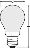 OSRAM HOMELIGHTING 4058075435001 LED-lamp Energielabel D (A - G) E27 Peer 7.5 W = 75 W Koudwit (Ø x l) 60 mm x 105 mm 1 stuk(s) - thumbnail