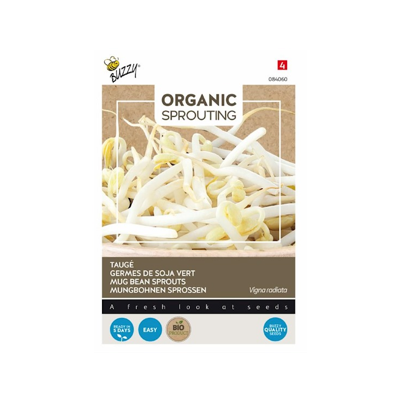 Zaden Bio Knip & Eet Tauge (BIO) Buzzy - Buzzy Zaden Bio Knip & Eet Tauge (BIO) Buzzy - Buzzy