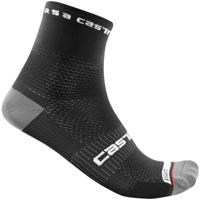 Castelli Rosso corsa 9 fietssokken zwart heren S-M - thumbnail