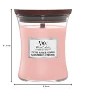Woodwick Pressed Blooms & Patchouli Medium Hourglass Candle 0 - thumbnail