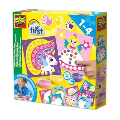 Mijn eerste vingerverfset - Fantastische wezens kinderen SES Creative meerkleurig