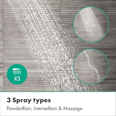 Hansgrohe Pulsify Select S doucheset 105 3jet Relaxation EcoSmart met doucheslang 160 cm, chroom