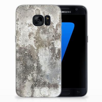 Samsung Galaxy S7 | TPU | Siliconen hoesje | Beton Print Samsung Galaxy S7 | TPU | Siliconen hoesje | Beton Print