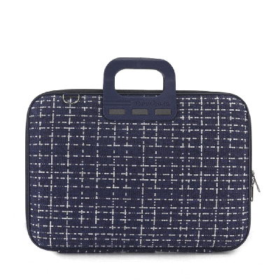 Bombata laptoptas Tweed 15,6 inch 43 x 33 x 7 cm nylon blauw Bombata laptoptas Tweed 15,6 inch 43 x 33 x 7 cm nylon blauw