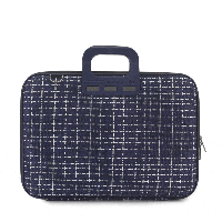Bombata laptoptas Tweed 15,6 inch 43 x 33 x 7 cm nylon blauw - thumbnail
