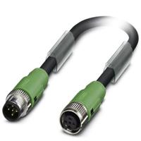 Phoenix Contact 1518410 Sensor/actuator connector, geassembleerd M12 Aantal polen (sensoren): 5 Stekker, recht, Bus, recht 0.50 m 1 stuk(s) - thumbnail