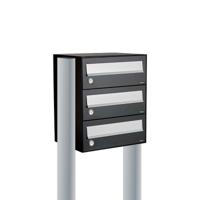 Allux Hive Set 1-Breed, 3-Hoog Met Dak Op Statief Zwart - 40030070_1x3ds - thumbnail