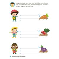 Mijn Oefenboek Op Afwasbaar Papier Eerste Schrijfspelletjes (4-5 jaar) - thumbnail