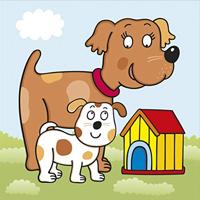 DinoToys Dino puzzel - baby: dieren op de boerderij - 3 tot 5 stukjes - thumbnail