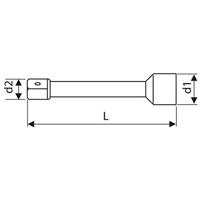 Expert by Facom Verlengstuk 1/4" | 150 mm - E113772 - thumbnail