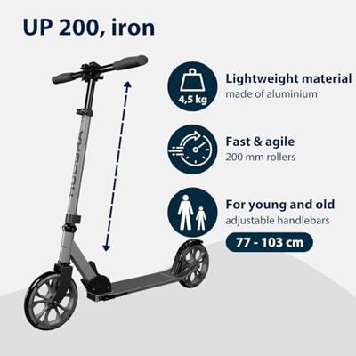 Hudora scooter step start 200 ijzer