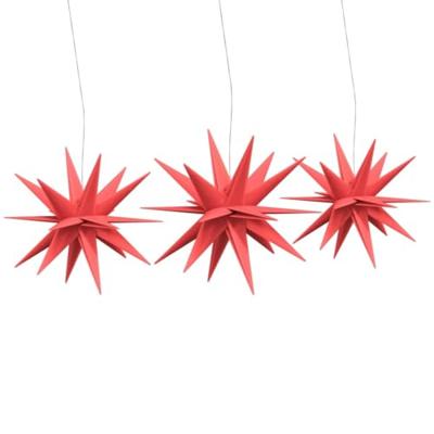 VidaXL Kerstlampen met led's 3 st inklapbaar rood VidaXL Kerstlampen met led's 3 st inklapbaar rood