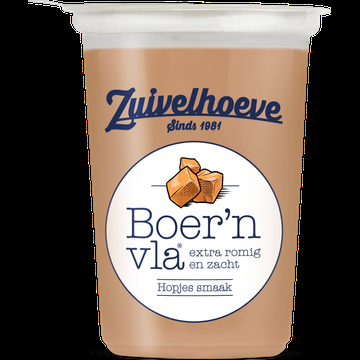 Zuivelhoeve Boer&apos;n Hopjesvla 450g bij Jumbo