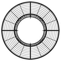 Boombank rond Ø137 cm staal zwart - thumbnail
