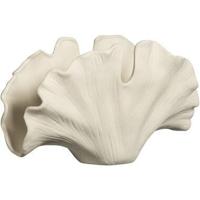 Deco object Ginko - off-white - 17x36x21,5 cm - thumbnail
