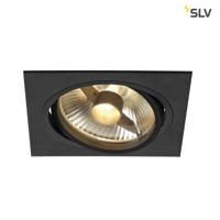 SLV InbouwspotNew Tria ES111 1 Square 16,5cm wit - 113541 - thumbnail