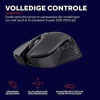 Trust GXT 923 YBAR Draadloze Zwarte Gaming Muis - thumbnail