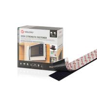 Dubbelzijdig plakband Velcro Zwart 50 mm x 5 m Extra sterk - thumbnail