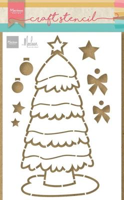 Marianne Design • craft stencils christmas tree by marleen