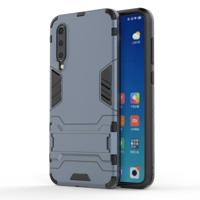 Schokbestendige PC + TPU Case voor Xiaomi mi 9 SE met houder (marineblauw) - thumbnail