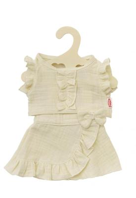 Heless Wikkelrok met top ecru (35-45cm) Heless Wikkelrok met top ecru (35-45cm)