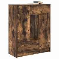 Dressoir met lades en deuren 73x31x90 cm gerookt eiken - thumbnail