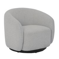 Tower Living Draaifauteuil 'Belfast' Bouclé, kleur Grijs - thumbnail