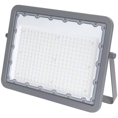 LED Bouwlamp 200W - Koud Wit 6500K - Waterdicht IP65 - Aluminium Grijs