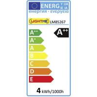 LightMe LM85267 LED-lamp Energielabel F (A - G) E14 Kogel 4.8 W = 40 W Warmwit (Ø x l) 45 mm x 78 mm Dimbaar, Filament / Retro-LED 1 stuk(s) - thumbnail