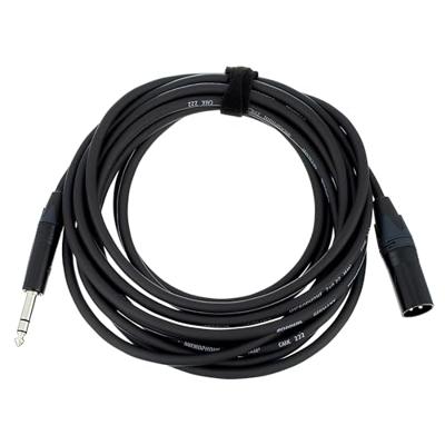 Cordial CPM 5 MV Neutrik verloopkabel 1x XLR male naar 1x jack stereo 5m - thumbnail