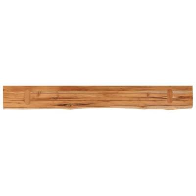 Wandschap rechthoekig natuurlijke rand 140x20x2,5 cm acaciahout Wandschap rechthoekig natuurlijke rand 140x20x2,5 cm acaciahout