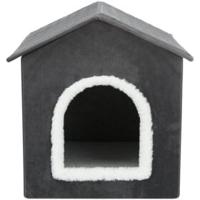 TRIXIE HONDENMAND / KATTENMAND HUIS LIVIA GRIJS / WIT 38X41X44 CM - thumbnail