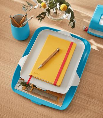 Brievenbak leitz cosy met desk organiser blauw