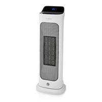 Keramische PTC-Ventilatorkachel | 1400 / 2000 W | 2 Verwarmingsmodi | Instelbare thermostaat | Draait automatisch | Oververhittingsbeveiliging | Omvalpreventie | Afstandsbediening | Timer - thumbnail