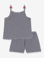 PETIT BATEAU pyjama set met bretels marineblauw - thumbnail
