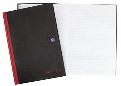 Notitieboek oxford black n' red a4 96vel lijn | 5 stuks Notitieboek oxford black n' red a4 96vel lijn | 5 stuks