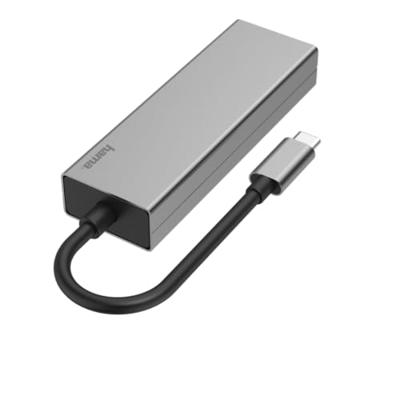 Hama USB-C-hub Multiport 4-poorts 2x USB-A USB-C LAN/ethernet - thumbnail