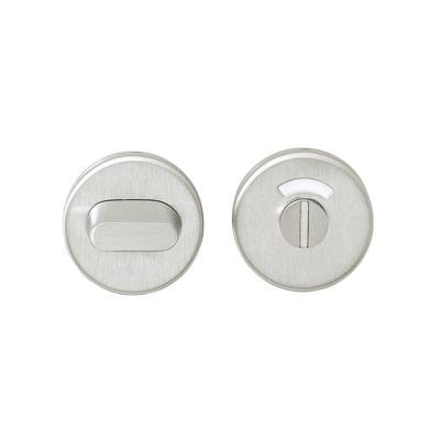 Intersteel Rozet met toilet-/badkamersluiting 5mm verdekt 53x10mm - RVS