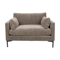 Zuiver Loveseat 'Summer' kleur Coffee - thumbnail