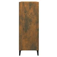 Dressoir 69,5x32,5x90 cm bewerkt hout gerookt eikenkleurig - thumbnail