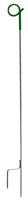 Instappaal 110 cm rond veerstalen + krul Wit - thumbnail