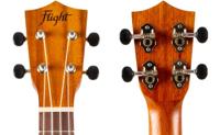 Flight Natural Series NUC250 Acacia concert ukelele met gigbag - thumbnail