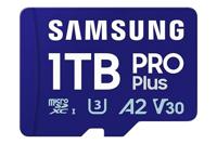 Samsung Pro Plus microSDXC 1TB + SD-adapter Micro SD-kaart Blauw - thumbnail